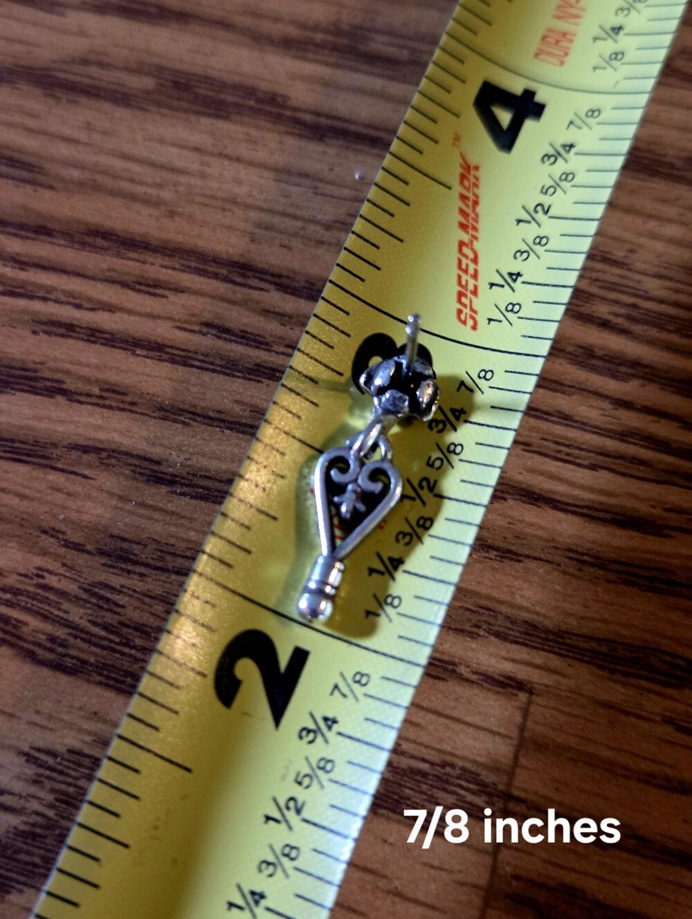 💐BRIGHTON Vintage Silver Dangle Heart Earrings DELIGHTFUL! - Picture 4 of 5